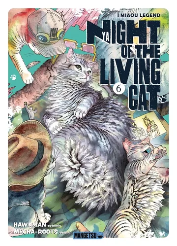 Couverture du tome 6 de Night of the Living Cat