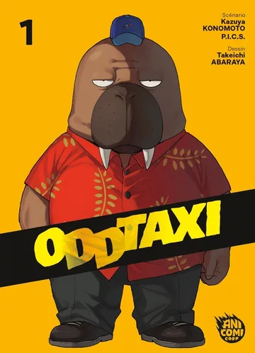 Couverture du tome 1 de Odd Taxi