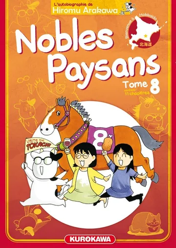 Couverture du tome 8 de Nobles paysans