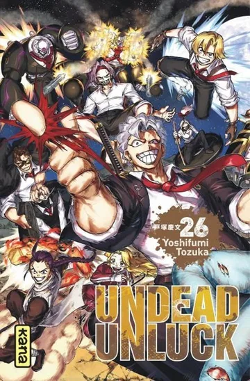 Couverture du tome 26 de Undead Unluck